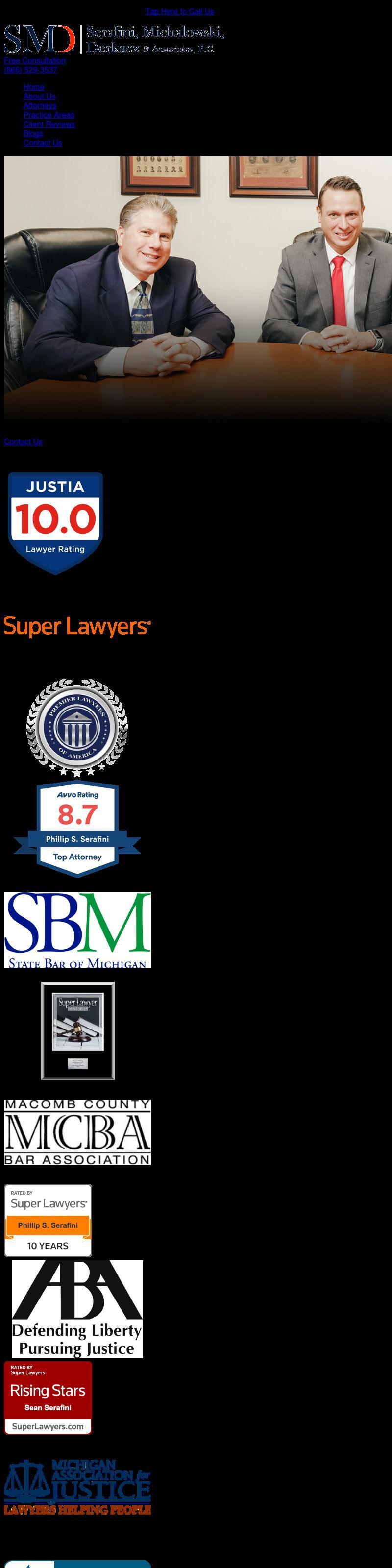 Serafini Michalowski Derkacz ET AL - Sterling Heights MI Lawyers