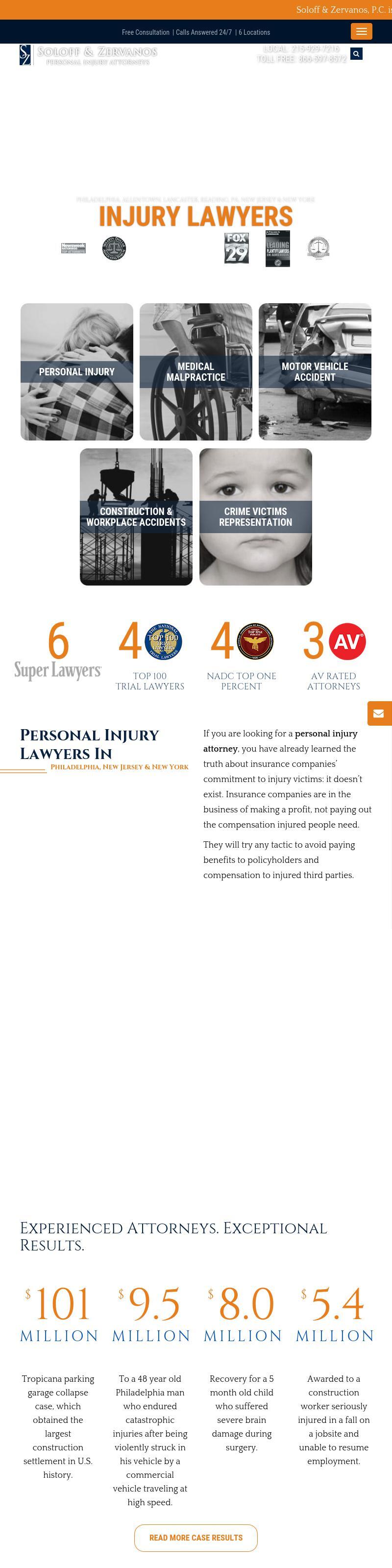 Soloff & Zervanos, P.C. - Philadelphia PA Lawyers