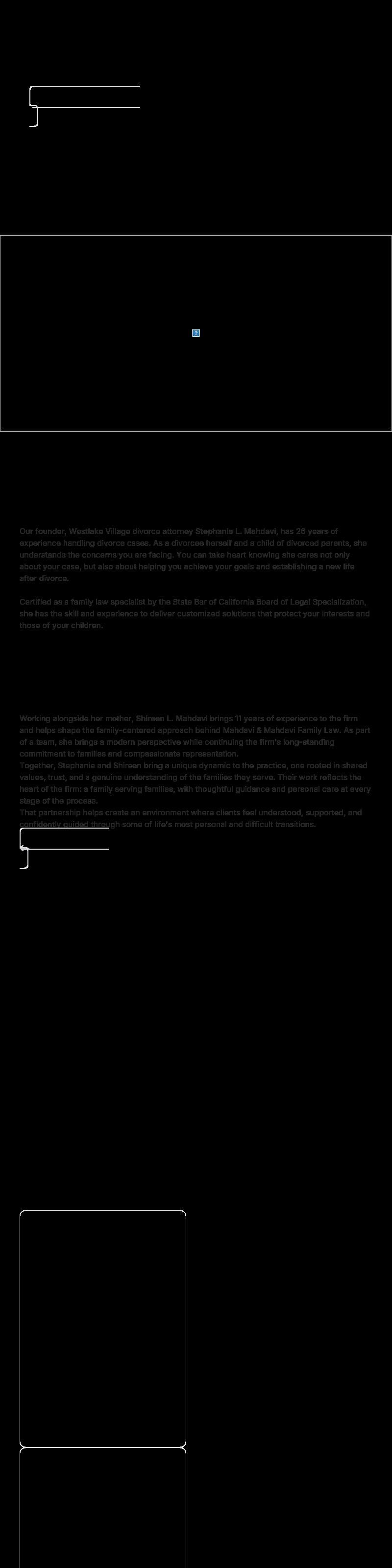 Law Offices of Stephanie L. Mahdavi - Westlake Village CA Lawyers