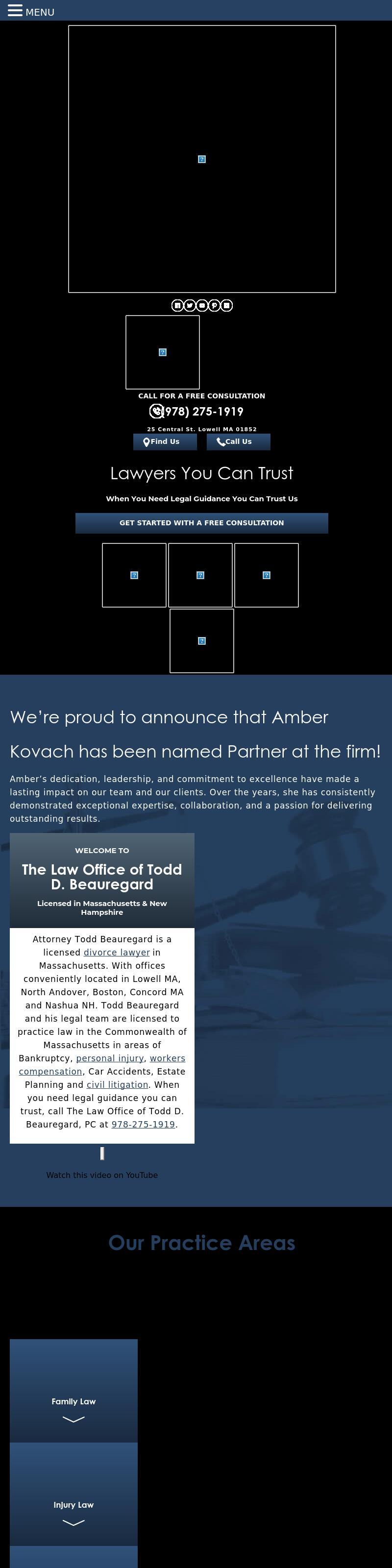 The Law Office Of Todd D. Beauregard P.C. - Lowell MA Lawyers