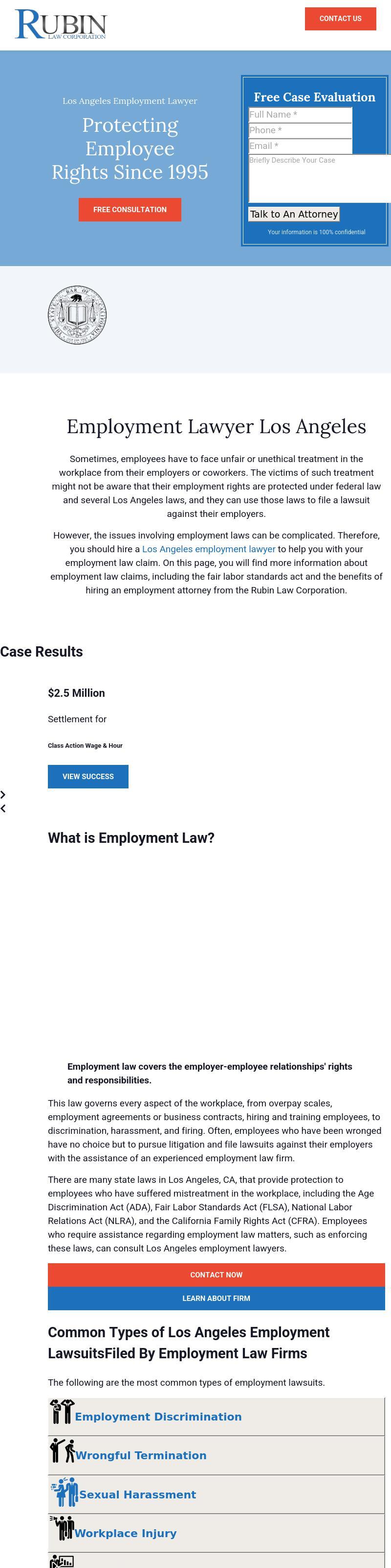 The Rubin Law Corporation - Los Angeles CA Lawyers