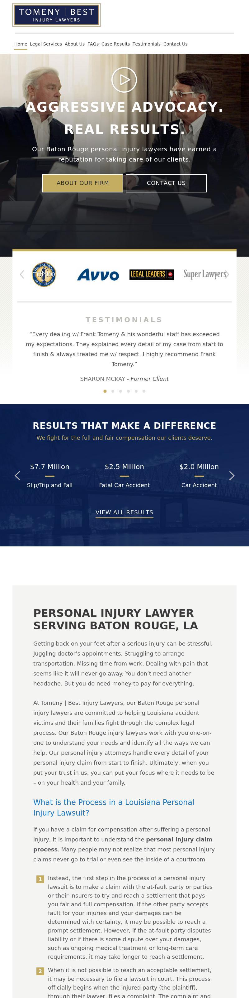 Tomeny Law Firm, APLC - Baton Rouge LA Lawyers