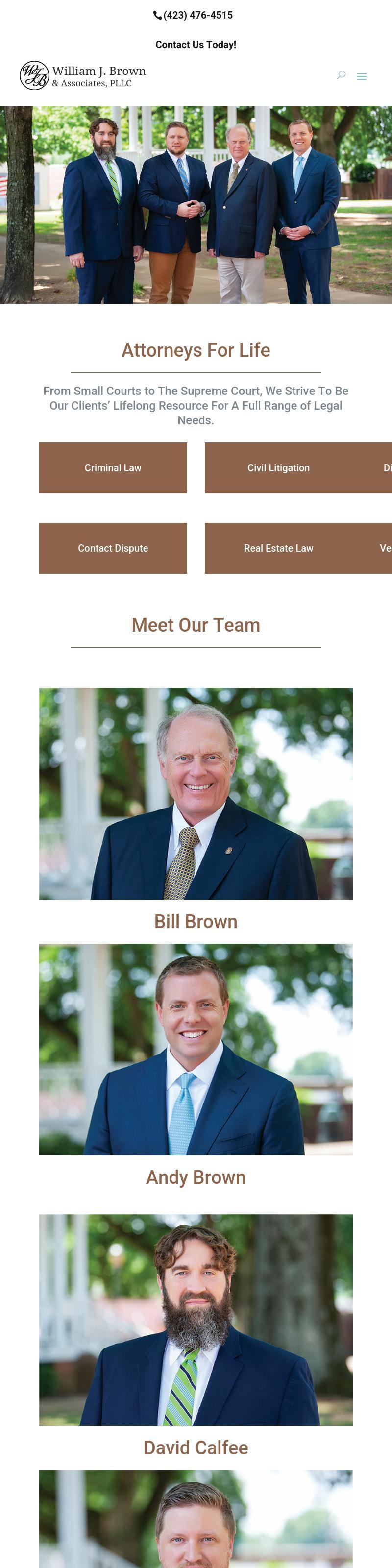 William J. Brown & Associates, PLLC - Cleveland TN Lawyers